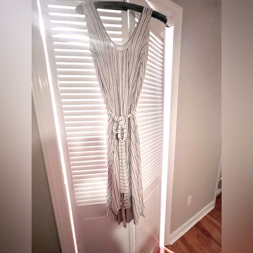 Latched Mama OG Romper — White & black stripes